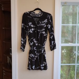 LOVESTITCH Black Drop Waist Tunic Dress